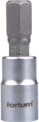 Fortum Dugókulcs betét, 1/4" csatlakozó, HEX 8mm imbusz Bitfejjel, hossza: 38mm, anyag: 61CrV5/S2, mattkróm (4701608)