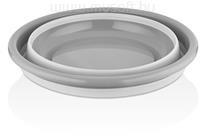 LUXPLASTIC IRIS L-00868-2 összecsukható kád 5 liter, szürke (L-00868-2) (L-00868-2)