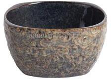  IRIS kerámia müzlis tál virágos kék/barna 14cm (QX_IMPEX_KFT_171218) (QX_IMPEX_KFT_171218)