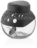 LUXPLASTIC IRIS C-00269 Prisma billenthető üveg tároló kanállal 500ml, antracit, elfántcsont vagy piros színű (C-00269) (C-00269)