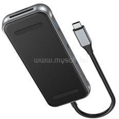 Vention USB-C -> HDMI/USB-C Gen 1/USB 3.0 x 2/RJ45/SD/TF/TRRS 3.5mm/PD (0, 15m aluminum ötvözet) dokkoló (szürke) (TQMHB) (TQMHB)