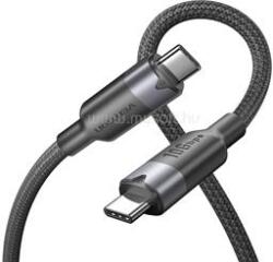 Vention USB-C 3.2/M, 1m, (fekete, Gen2, 10Gbps), kábel (TRGBF) (TRGBF)