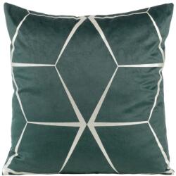 Eurofirany Dekoratív párnahuzat BLINK-28 45x45 Eurofirany sötét menta/ezüst (391047)