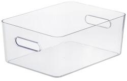 SMARTSTORE Műanyag tárolódoboz, 15, 4 liter, SMARTSTORE Compact Clear L, átlátszó (CSDSMART14)