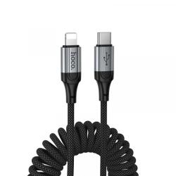 hoco. Cablu Date si Incarcare USB-C - Lightning HOCO X121, 27W, 1.5m, Negru - evomag
