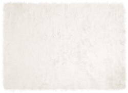 vidaXL Műgyapjú Szőnyeg Tafalla Fehér 120 x 170 cm Poliészter 42021460 (42021460)