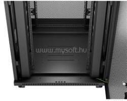 Lanberg 19" szabadon álló rack szekrény 37U/800X800, perforált ajtó, lapraszerelt, LCD kijelző (fekete) (FF01-8837-23BL) (FF01-8837-23BL)
