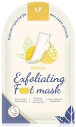 NOVA KISS Citromos hámlasztó zokni lábra, mélyreható regenerálásra és puha sarokra