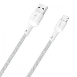 Dudao Cablu Date si Incarcare USB-A - USB-C Dudao L9T, 100W, 1m, Alb