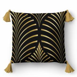 Detexpol Párnahuzat, Detexpol, Pamut / Poliészter, 45 x 45 cm, Fekete / Arany (2358716)