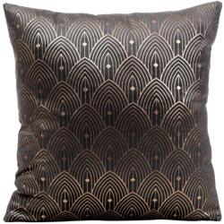 Eurofirany Dekoratív párnahuzat AGNES 40x40 Design91 grafit (388488)