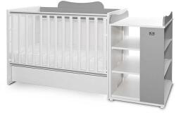 Lorelli Patut Lorelli Modular Multifunctional 5 Confirgurari Diferite 190 X 72cm Multi White Stone Grey (1015057 0041A)