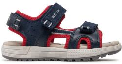 Geox Gyerek szandál, Geox, 303259, Természetes bőr, Sötétkék, 34 EU (0000303259648-34)