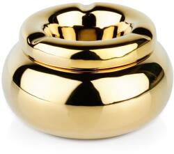 Vilde Dolomit Hamutartó, Ház, 11x11x6, 5 cm, Dolomitból Készült, Arany, 3 Cigaretta Zseb, Univerzális Használat (489318-Z)