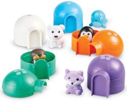 Learning Resources Set Figurine de Sortat Learning Resources Animalute Polare Varsta 18 Luni+ Multicolor (ED146345) Figurina