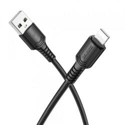 BOROFONE Cablu Date si Incarcare USB-A - Lightning Borofone BX116 Certain, 18W, 1m, Negru - evomag