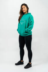 NEBBIA GYM RAT Branded Oversized Hoodie 256 green Női melegítőfelső S