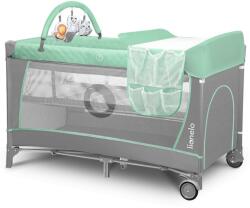 LIONELO Flower 2in1 utazóágy - Turquoise Turquoise