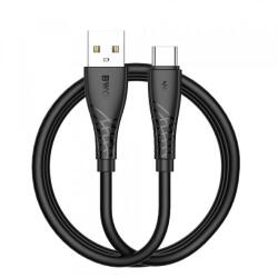 BWOO Cablu Date si Incarcare USB-A - USB-C BWOO BO-X318C, 27W, 1m, Negru - evomag