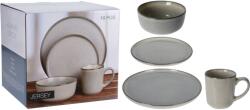 Mabadi Jersey kerámia étkészlet, 16 darabos, szürke
