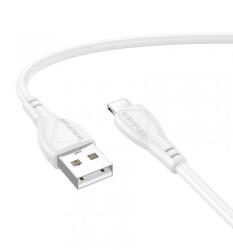 BOROFONE Cablu Date si Incarcare USB-A - Lightning Borofone BX121 Energy, 18W, 1m, Alb - evomag