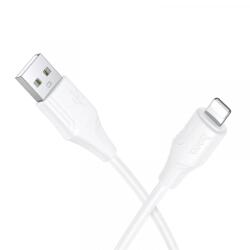 hoco. Cablu Date si Incarcare USB-A - Lightning HOCO X124, 27W, 1m, Alb