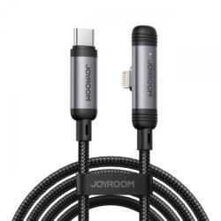JOYROOM Cablu Date si Incarcare USB-C - Lightning Joyroom S-A56 EnjoyX Angled, 30W, 1.2m, Negru - evomag