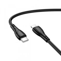 BOROFONE Cablu Date si Incarcare USB-C - Lightning Borofone BX121 Energy, 27W, 1m, Negru - evomag