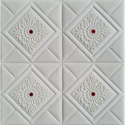 DEGRETS Tapéta DEGRETS 99223 Öntapadós 3D, fehér-piros, Méret: 70 cm x 70 cm x 8 mm (99223)