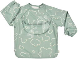 Beaba Bavețică 2în1 Bib with Removable Sleeves Sage Green Beaba cu mânere detașabile rezistentă la apă verde de la 4 luni (BE913577) Bavata