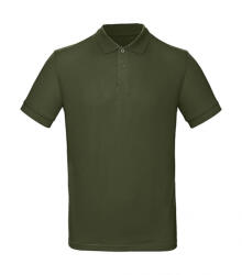 B and C Férfi rövid ujjú organikus galléros póló B and C Organic Inspire Polo /men 2XL, Városi khaki