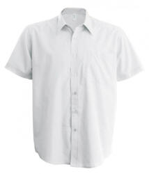 Kariban Férfi ing Kariban KA539 Men'S Short-Sleeved non-Iron Shirt -M, White