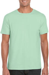 Gildan Férfi póló Rövid ujjú Gildan Softstyle Ring Spun T-Shirt - S, Mentazöld