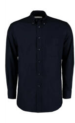 Kustom Kit Férfi hosszú ujjú Ing Kustom Kit Classic Fit Workwear Oxford Shirt S, French Sötétkék (navy)