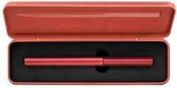 Pelikan Stilou Ineo elements, penita M, in cutie metalica pentru cadou, Fiery red (823685)