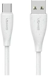 USAMS Кабел за бързо зареждане и данни usams us-sj714 usb-c - usb-a 18w 1 метър, бял (sj714usb02)