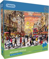 Gibsons Puzzle Gibsons din 250 XL piese - Agitație de sărbători (G2735) Puzzle