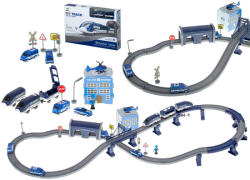  Elektromos rendőr játékvonat szett (92 részes) (KX5991) - pepita