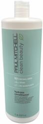 Paul Mitchell , Clean Beauty Hydrate, Vegán, Hajbalzsam, Táplálásra, 1000 ml