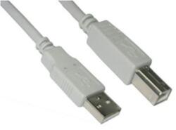 VCOM Кабел за принтер USB 2.0 VCOM AM/BM CU201 / 3 m / Екраниран / Сив