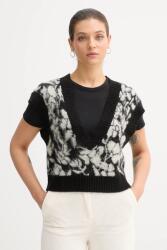 Benetton vestă cu o notă de mohair 9BYA-SWD1EA_99X (1VAAE403E)