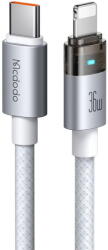 Mcdodo Cablu, USB-C la Lightning, Transparent, 36W, 1.2m - Mcdodo (CA-6942) - White (KF2359036) - pcone
