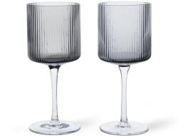 Ferm Living set de pahare de vin Ripple 260 ml 2-pack 99KK-SLU098_99X (1104270096) Pahar