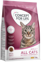 Concept for Life 3kg All Cats Concept for Life Adult száraz macskatáp új receptúrával