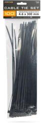 Kleiber Germany GZBT8 vezetékkötegelő 300 x 4, 6 mm 100 db / csomag - Fekete
