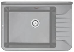 Deante Mosogatótálca, Deante Garden ipari mosogató, 1 medencés - fali, 505 x 350 x 252, szürke ZYT_311A