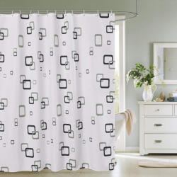  Zuhanyfüggöny - NEW GEOMETRY - Impregnált textil - 180 x 200 cm (77232586)