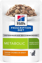 Hill's HILL'S PD Prescription Diet macskatáp Metabolic 85 g-os tasakban