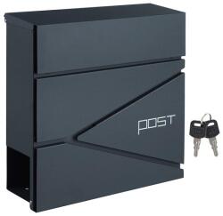 SONGMICS Postaláda lágy záródással antracit (GMB051G02)