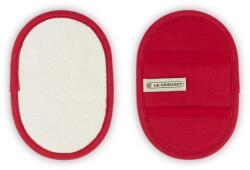Le Creuset Mănușă pentru cuptor până la oală de gătit 17, 5 x 12 cm, set de 2 buc, CERISE, bumbac, Le Creuset (LECR95002600060000)